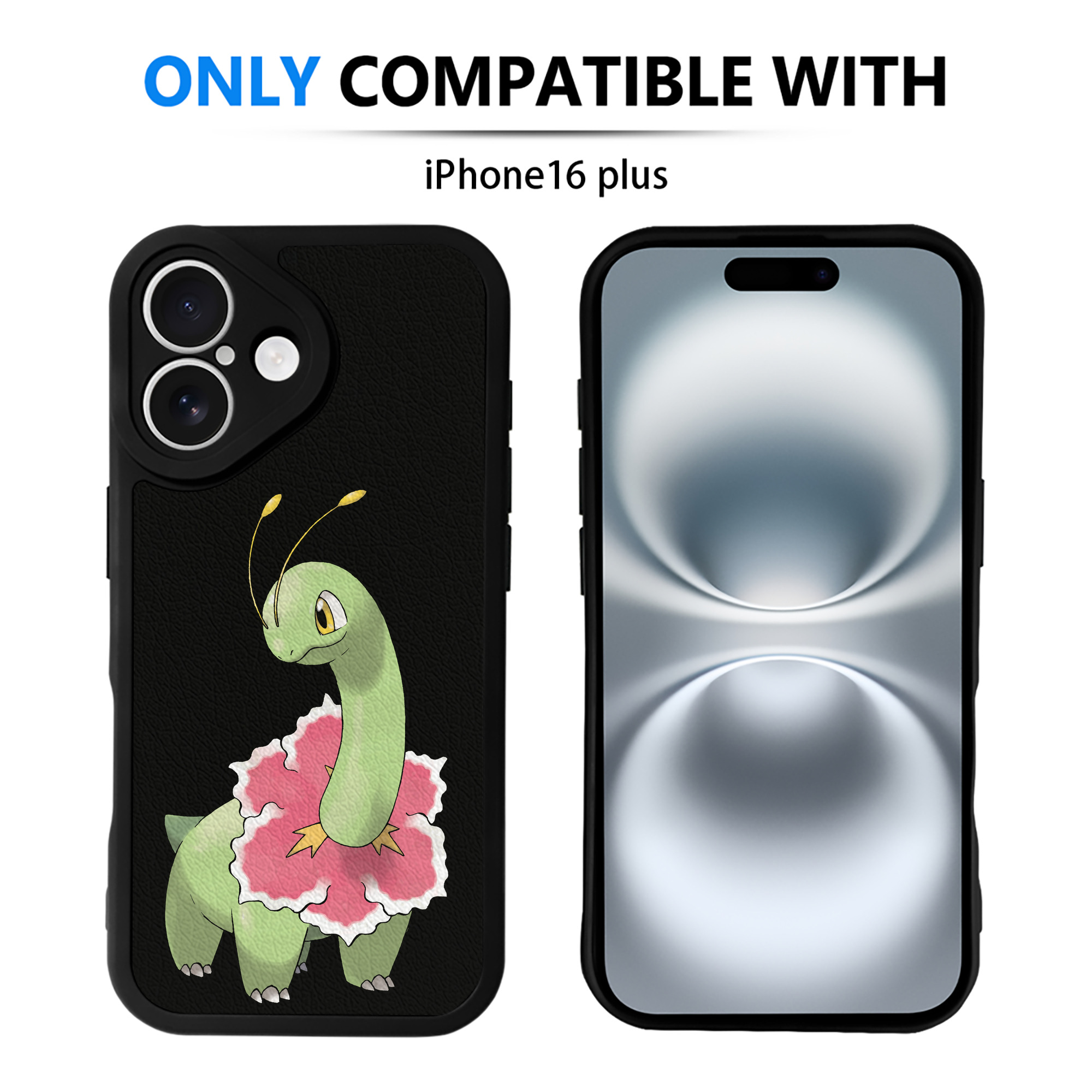 （画像用） ポケットモンスター Pokémon 【iPhone 16シリーズ対応】シリコンスマホケース（レザー調） 材質：シリコン